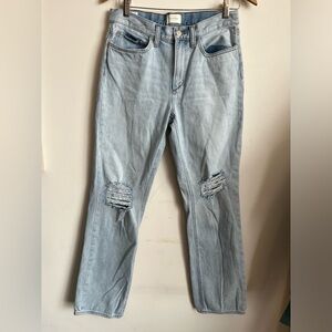 Favourite Daughter The Tommy Mid Rise Boyfriend 100 % Cotton Denim Jeans Size 27